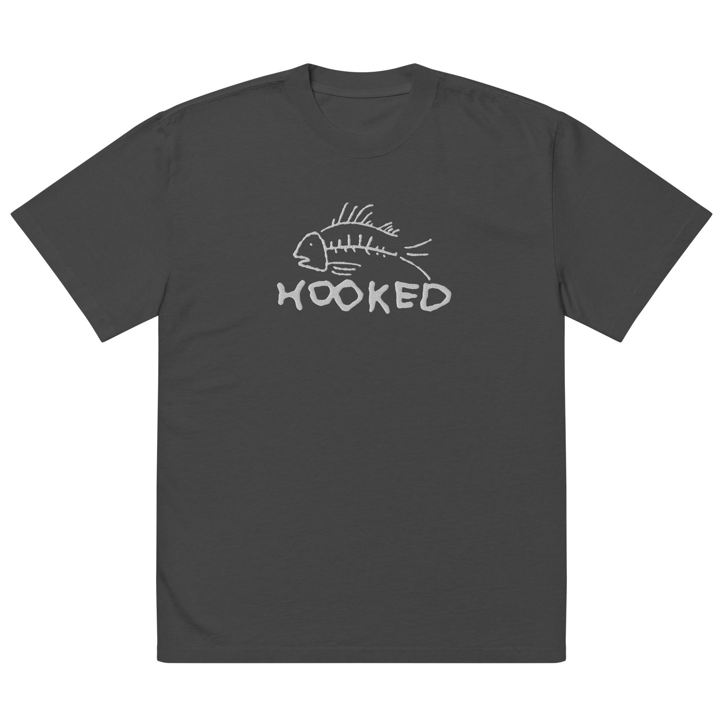 Embroidered Hooked Baggy Shirt
